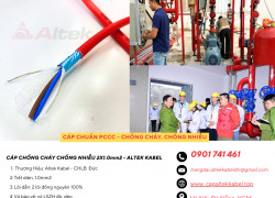 Cáp chống cháy chống nhiễu Altek Kabel BS6387, IEC 60331