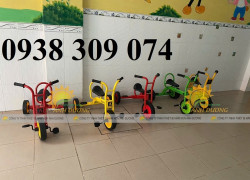 Xe đạp thùng, xe đạp xích lô 3 bánh dành cho bé mầm non