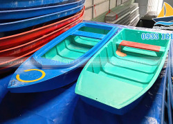 Thuyền nhựa chèo tay, thuyền nhựa mini, thuyền composite hái sen