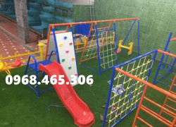 Thang leo xích đu liên hoàn trẻ em, bộ thang leo liên hoàn nhập khẩu