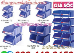 Kệ dụng cụ - khay phụ tùng - khay nhựa xếp tầng