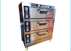 Lò nướng bánh ngọt 3 tầng 6 khay