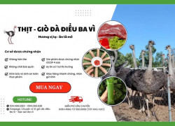 Thịt đà điểu Ba Vì - Đặc sản Giò Đà Điểu Ba Vì