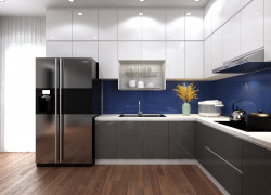 Tủ Bếp Mdf Phủ Acrylic An Cường Hiện Đại