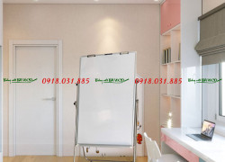 Bảng flipchart chân inox viết bút lông có kẹp giấy cho văn phòng