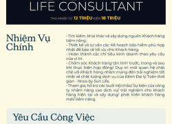 SUNLIFE VN tuyển chuyên viên tư vấn khách hàng cấp cao làm ở HN