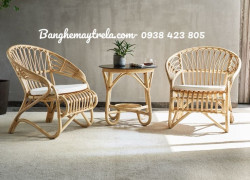 Ghế đơn mây tự nhiên phòng ngủ