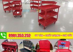 Tủ để đồ nghề/ kệ đựng dụng cụ 3 ngăn khoá