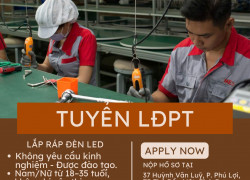 Công ty CP Giải pháp Cơ Điện MES cần tuyển: 2 công nhân nam/nữ – Lắp ráp đèn LED