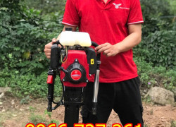 Máy đóng cọc tiêu, cọc rào, cọc bê tông, cọc đường chạy xăng 4 thì