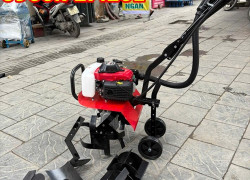 Máy xới đất , sạc cỏ , vun luống ngô mini 4 chức năng Turbo TBT500-Y