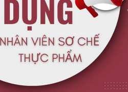 Tuyển Nhân viên sơ chế thực phẩm làm tại Thuận An Bình Dương