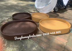 Khay nổi đồ ăn mây nhựa hồ bơi