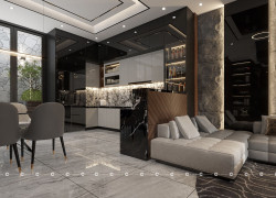 Tủ bếp Acrylic Với Thiết Kế Tối Giản Và Tiện Lợi