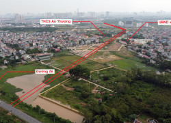 Bán Nhà Mặt Tiền 6.4m "Vàng" Trục Liên Xã An Thượng - Giá 135 Triệu/m², Sổ Đỏ Chính Chủ