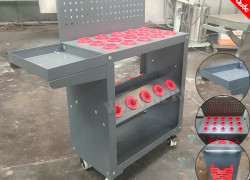 Xe đẩy đồ nghề 3 tầng - GIẢI PHÁP VẬN CHUYỂN CHO BÁC THỢ
