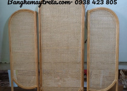 Bình phong mây tự nhiên trang trí