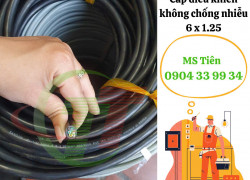 cáp điêu khiển Sangjin không chống nhiễu 6 x 1.25