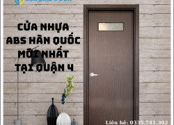 Cửa Nhựa Abs Hàn Quốc Mới Nhất Tại Quận 4