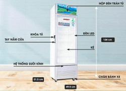 Tủ mát Sanaky 160/118 lít VH-168KL