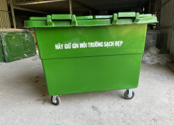 Xe gom rác công viên, xe đẩy gom rác khu dân cư giá rẻ tại Q12