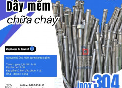 Ống inox dẫn nước nóng lạnh, dây nối mềm cho bình nước nóng, dây mềm cấp nước thép không gỉ