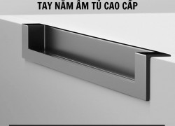 Tay nắm tủ quần áo dạng thanh âm NK410 | Zalo 0901 196 552