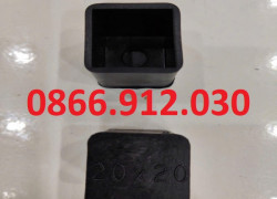 Bịt đầu sắt hộp vuông 20x20mm, nắp chụp nhựa vuông 20