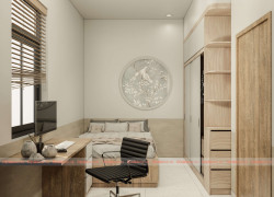 Thiết kế phòng ngủ nhỏ gọn organic 20m2 tại Vũng Tàu
