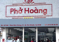 PHỞ HOÀNG tuyển NV nam nữ đầu bếp bán phở và NV phục vụ