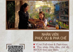 TUYỂN DỤNG NHÂN VIÊN PHỤC VỤ NHÀ HÀNG