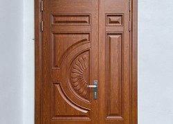Giá cửa thép vân gỗ tại Bình Định, giá rẻ
