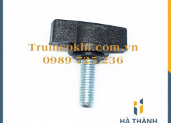 Núm vặn, tay xiết M6, M8 bằng thép có đầu nhựa
