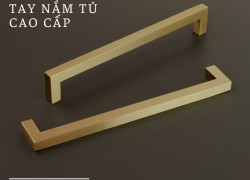 Tay nắm tủ thanh vuông cao cấp NK423 | Zalo 0901 196 552