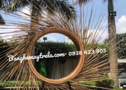 Ghế chụp hình ngoài trời mây tre