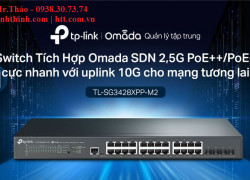 TP-Link TL-SG3428XPP-M2 – Switch PoE++ 2.5G mạnh mẽ, sẵn sàng cho Wi-Fi 6/7