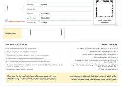 Làm visa các nước Ả Rập nhanh chòng, vắng mặt