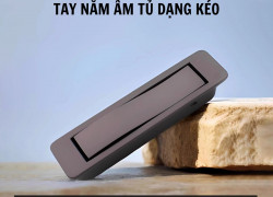 Tay nắm âm tủ dạng kéo NK436A | Zalo 0901 196 552