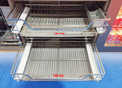 Kệ Xoong Nồi Nan Dẹt SUS 304 Cao Cấp, Sang Trọng