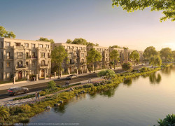 Biệt thự Song Lập 228m giá 44 tỷ, xây thô hoàn thiện mặt ngoài Vinhomes Đan Phượng