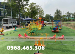 Thang leo cầu trượt trẻ em, xích đu khu vui chơi trẻ em