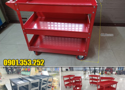 Xe đẩy dụng cụ NPRO 81cm  - 3 Ngăn