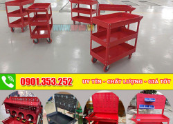 Tủ dụng cụ 4 ngăn 2 cánh 3 khay 1ly KT: W1100xD500xH1800mm