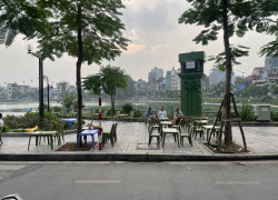 BÁN NHÀ MẶT HỒ LINH QUANG. ĐỐNG ĐA. 74M2 3 TẦNG GIÁ 23 TỶ- VỈA HÈ 2 BÊN KINH DOANH BẤT CHẤP.-  ÔTÔ TRÁNH -ĐOẠN ĐẸP NHẤT