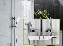 Sen Cây Tắm Phím Đàn Đồng Thau Mạ Crom Cao Cấp MTCR-9032
