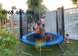 Bạt nhún lò xo, sàn nhún trampoline nhập khẩu dành cho trẻ em