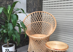Ghế đơn mây đọc sách phòng ngủ
