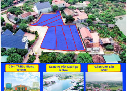 Lô đất 2 mặt tiền siêu đẹp tại Thị Trấn Phương Sơn Lục Nam Bắc giang, Giá siêu thấp
