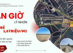 BÁN ĐẤT PHÂN LÔ - GIÁ TỐT - MẶT TIỀN ĐƯỜNG NỘI BỘ LÝ NHƠN, CẦN GIỜ