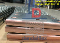 Cung cấp thanh nối đồng mềm, khớp nối mềm máy biến áp, dây tiếp địa, dây đồng mềm mạ thiếc bấm 2 đầu cốt